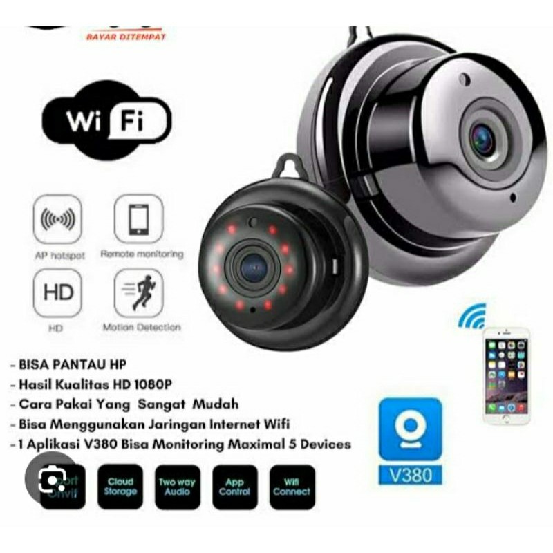 Ready IP cctv mini v380 hd camera Wireless