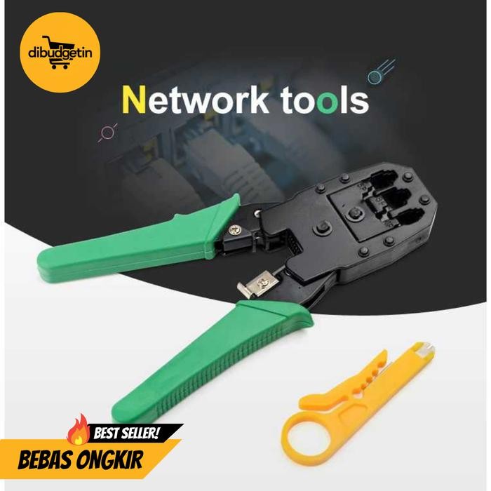 

Tang Crimper Kabel LAN Plier Network Cable 3in1 RJ45 RJ-11 RJ12 - ZhanYi HT-315