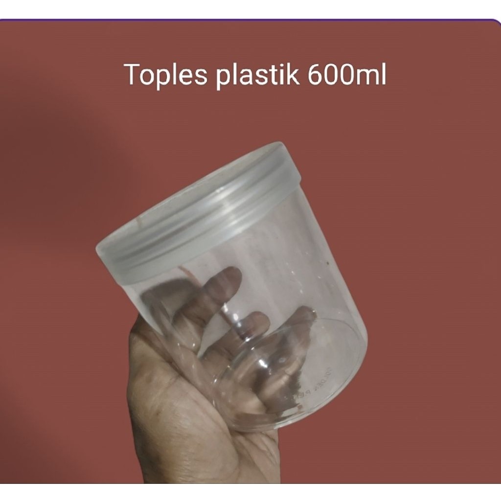 

Toples plastik ulir 600ml natural
