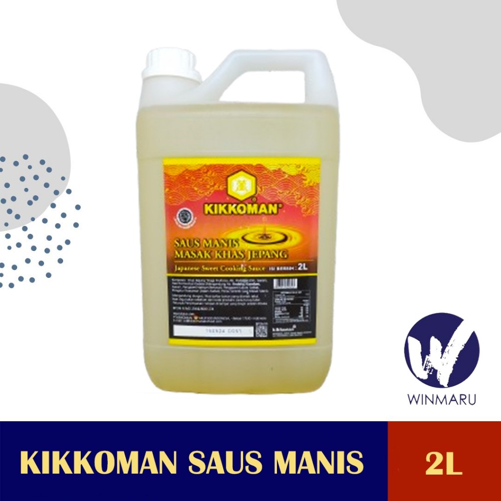 

Kikkoman Saus Manis Khas Jepang - Kikkoman Sweet Sauce - Mirin Halal 2 liter
