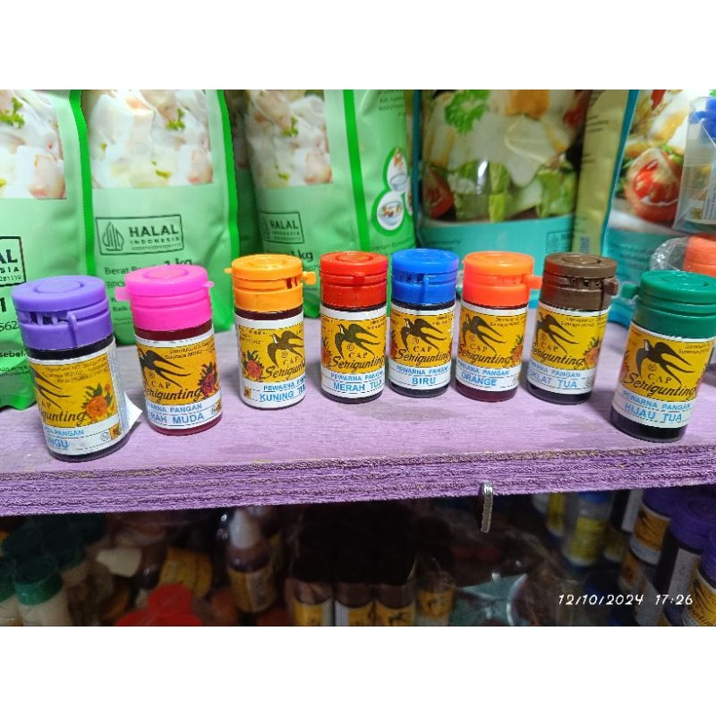 

Pewarna makanan kuning telur/coklat tua BY JJS