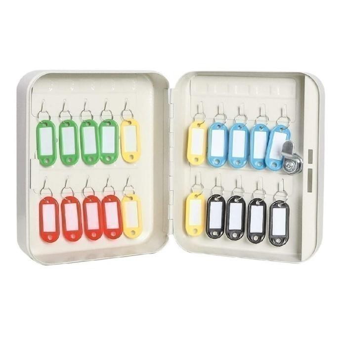 

Wall Mount Safe Security Cabinet Box 20 Keys - Kotak Tempat Kunci