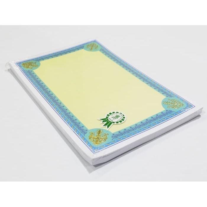 

Bamboo Blanko Kertas Piagam Sertifikat Kartu Tik Folio [50 Sheets]