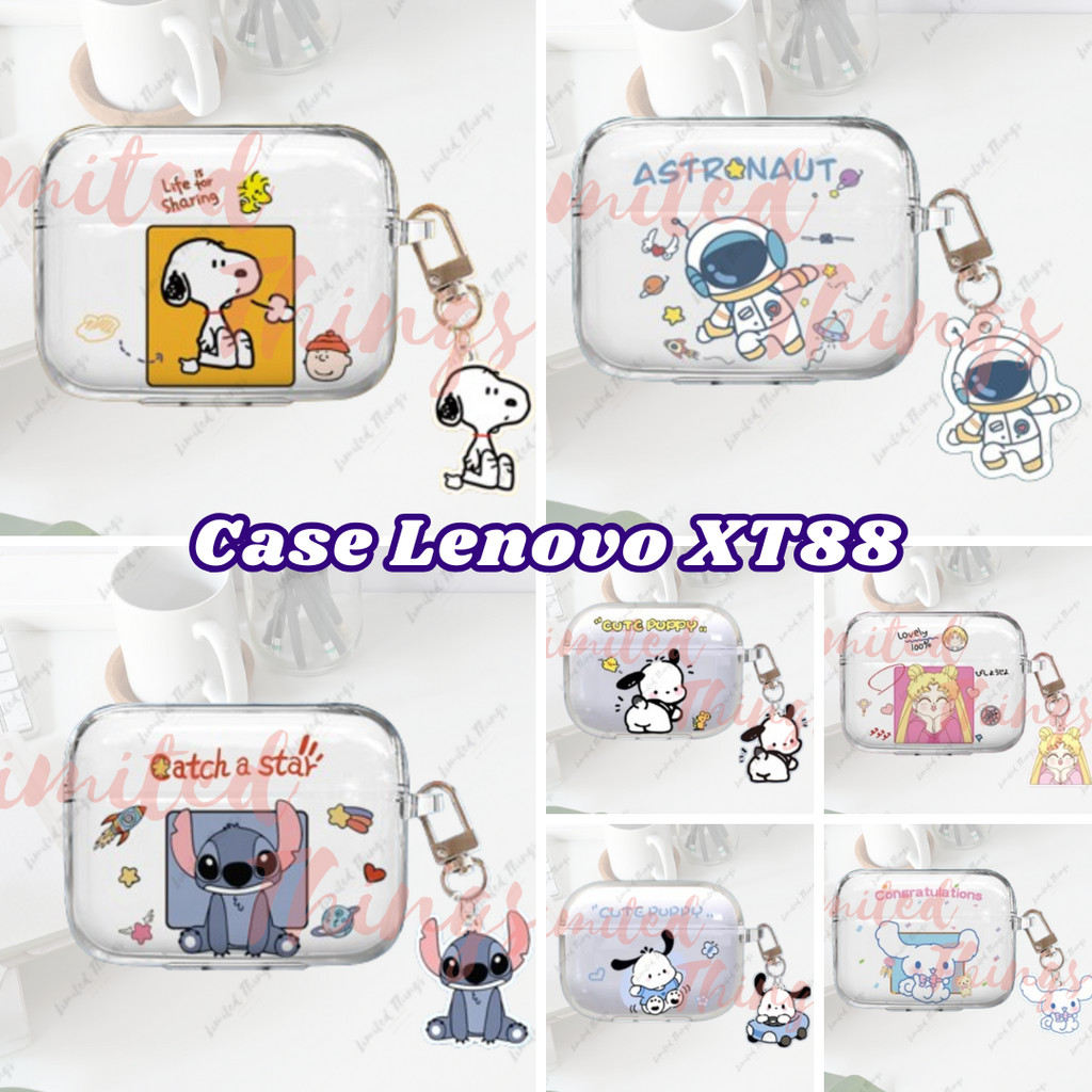 PREMIUM Case Lenovo XT88 Case Character Bluetooth Wireless Transparan Gambar
