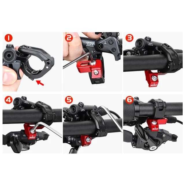 Muqzi Adaptor Clamp Klem Shifter I-Spec Remote Dropper Post Brake Lever Shimano I Spec EV Sepeda MTB