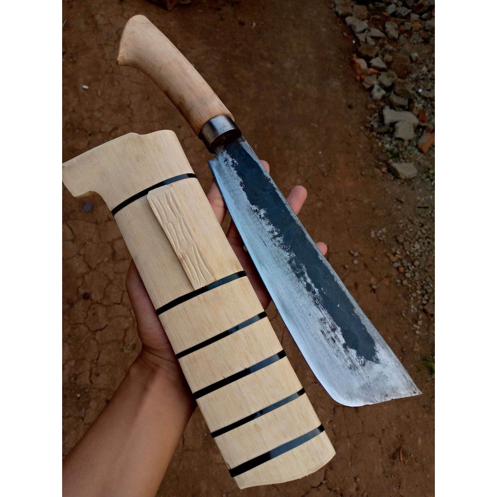 GOLOK KERJA BAHAN BAJA PER MOTOR