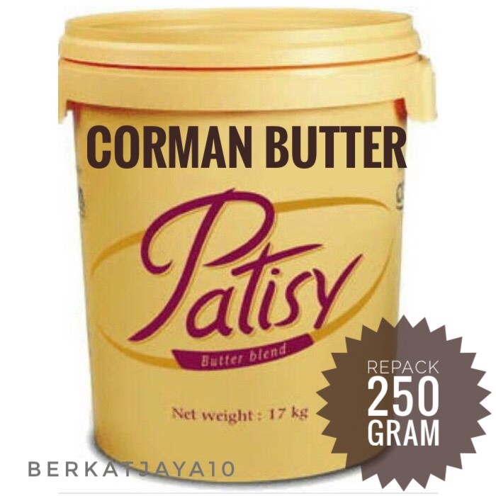 

[Best Seller] Murah Butter Mentega Corman Patisy Repack 250 Gram