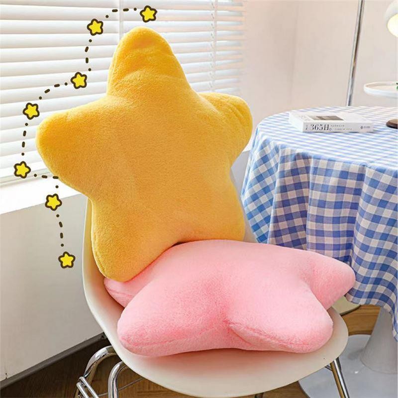 

Star Shaped Pillow Room Decorative Star Pillow Plush Cute Toy Washable Star Shape Plush Cushion for Bed Soft Plush Throw Pillow