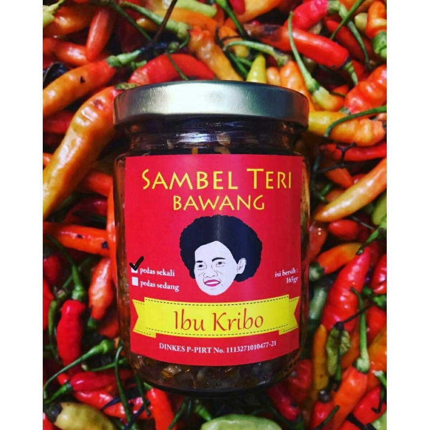 

[New]Best Seller Sambal Teri Bawang Ibu Kribo