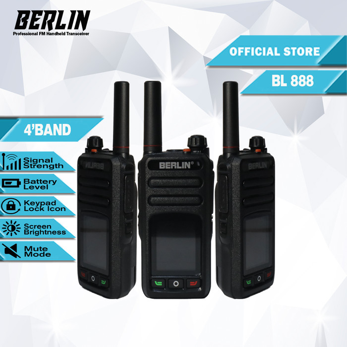 Promo | HT POC 4G BERLIN BL-888 sim card mobile network walkie talkie - HT Only