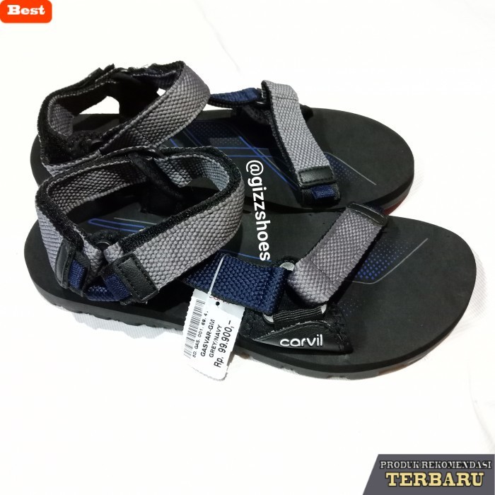 rekomendasi sepatu olahraga brand lokal Sepatu Sandal Gunung Pria Cowok Laki-laki Carvil Asiago Hita