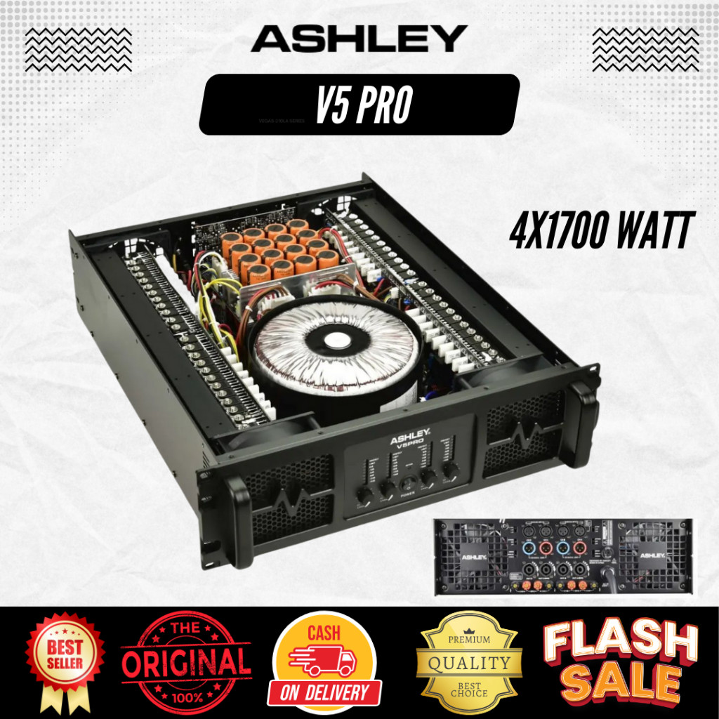 Power 4 Channel Ashley V5 Pro
