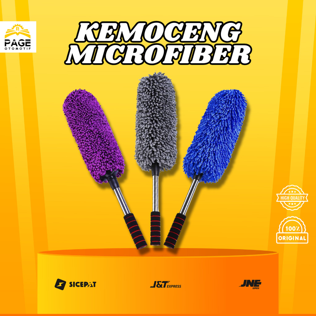 Kemoceng Tebal Microfiber Pembersih Debu Serbaguna untuk Mobil KMC1