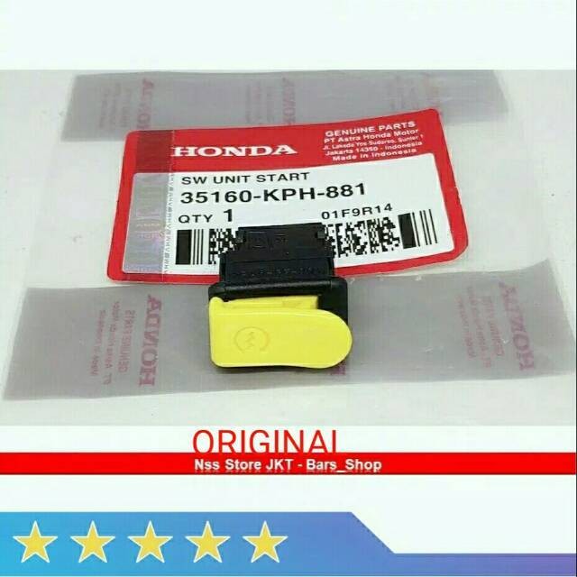 SAKLAR STATER SUPRAX 125, SUPRA FIT NEW,KARISMA,BEAT KARBU,VARIO KARBUKPH.