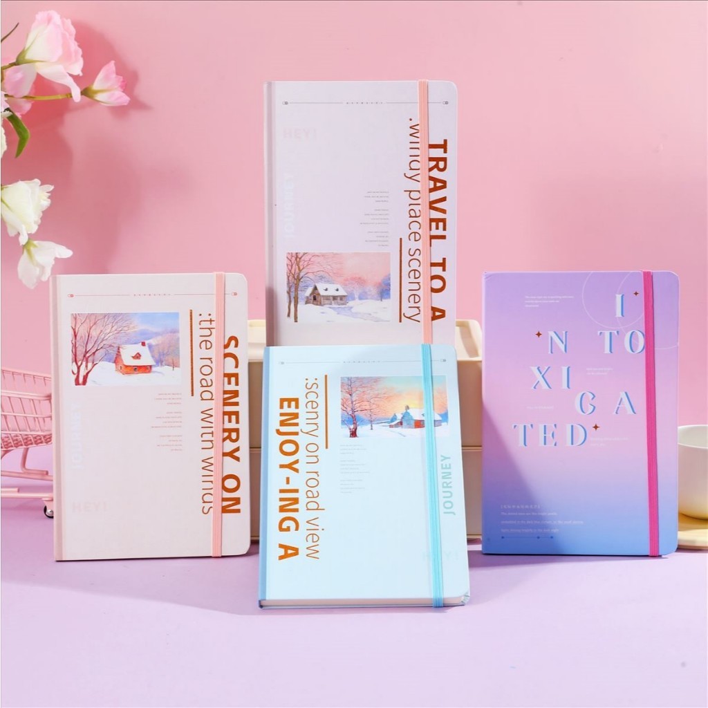 

BOBOMARTS 1 PCS NOTEBOOK SPIRAL BUKU DIARY RING DEPAI A5-6000 ISI 100 LEMBAR BUKU TULIS CATATAN MOTIF MURAH