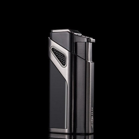 Promo Korek Api Cerutu Cigar Lighter JOBON ZB 981 Triple Jet Flame - Hitam