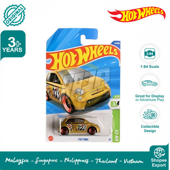 Hot Wheels Fiat 500e Gold - Lot B 2025