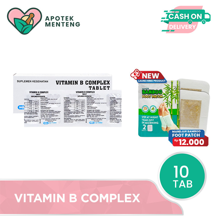 Vitamin B Complex 10 Tablet - Suplemen Vitamin B Complex
