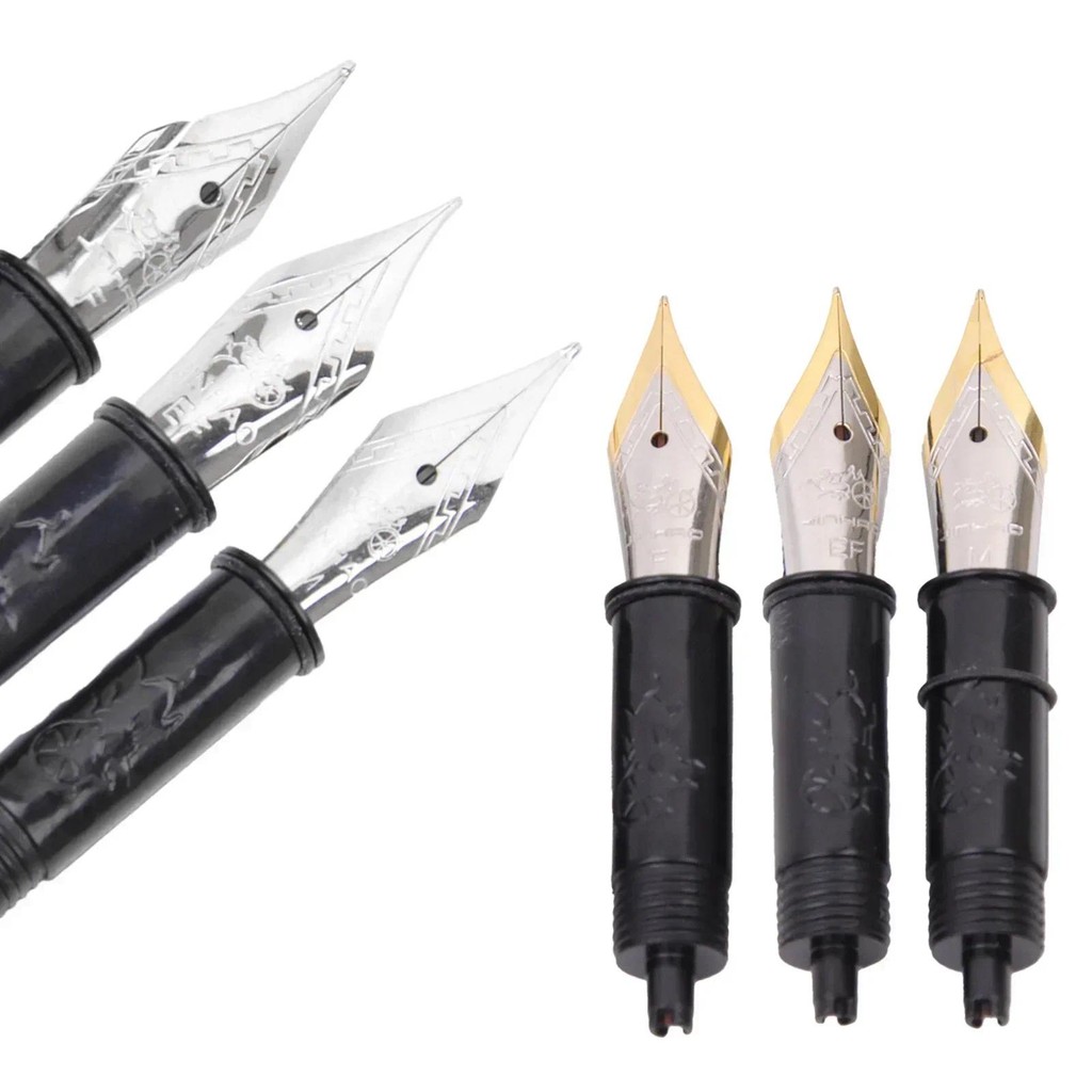 

3PCS\Set #5 nibs for Jinhao Fountain Pen Replaced Metal EF/F/M nib for 82 88 95 Mini 100 Pen school office supplies