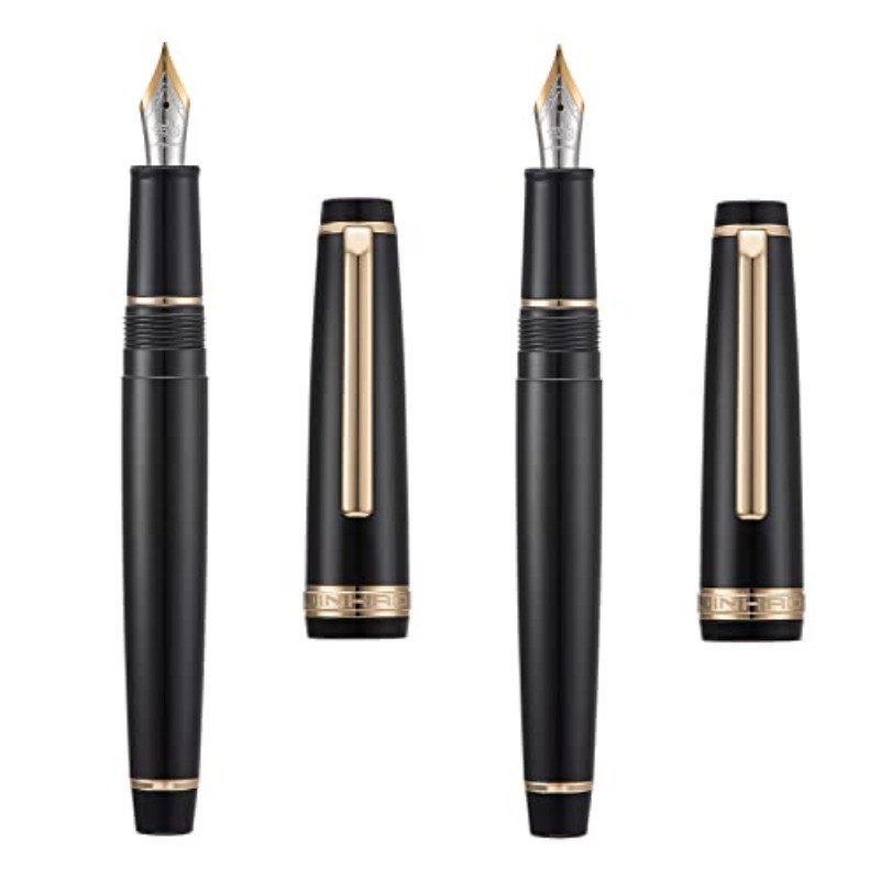 

Jinhao 82 Fountain Pen Acrylic Ink Pen Spin Golden EF F Nib Elegante Business Office School Supplies Writing Pen