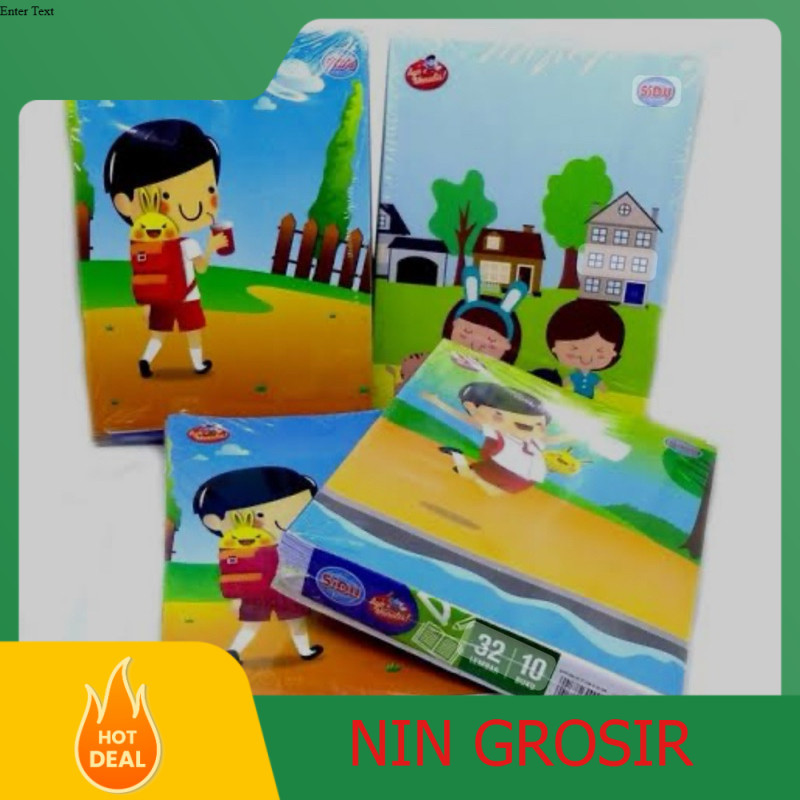 

Buku Tulis SIDU 32 lembar ISI 10 Buku / Pack