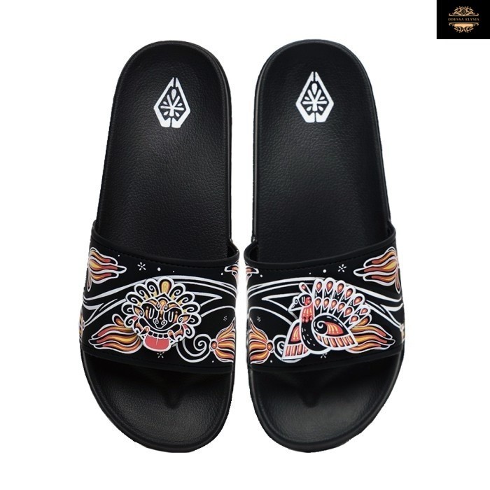 Loggo - Sandal Loggo x Yogahya - warna Hitam Size 38-44