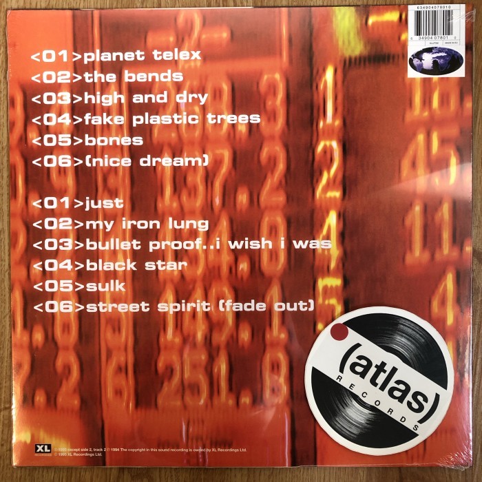 Vinyl / Piringan Hitam RADIOHEAD - The Bends