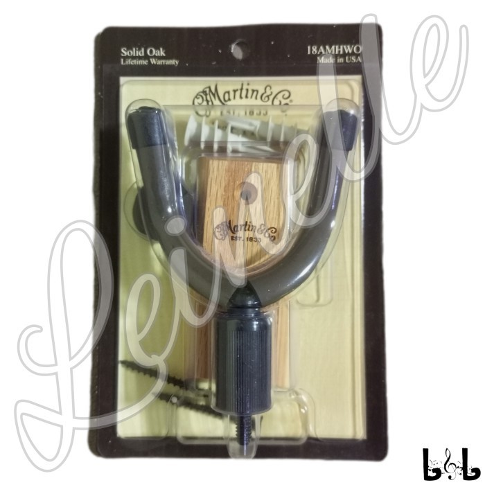 Martin & Co. 18AMHWO Guitar Wall Hanger Stand Tembok Gitar Bass