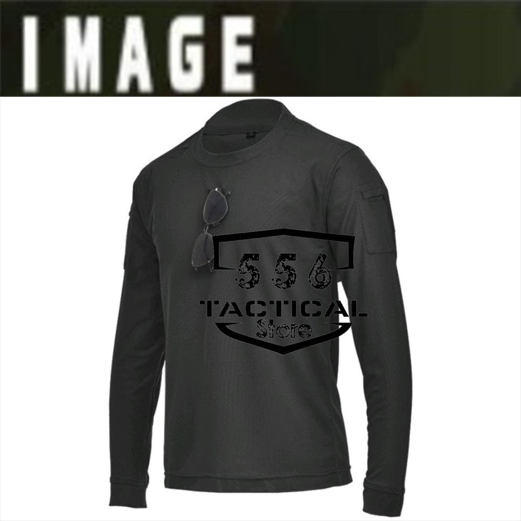 Kaos / Baju polos Pria Lengan Panjang Import Tactical