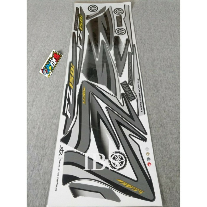STRIPING VIXION OLD FZ150 VARIASI LAMA FZ 150 HITAM POLET STIKER