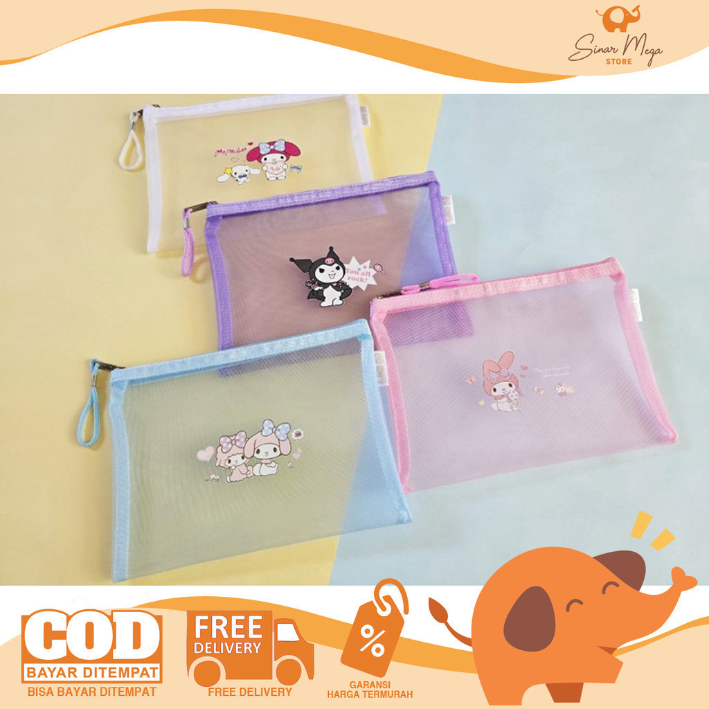 

Fancy Pocket File Jaring A5 Motif Sanrio Edition RANDOM LB-6515 Tempat Pensil Dokumen
