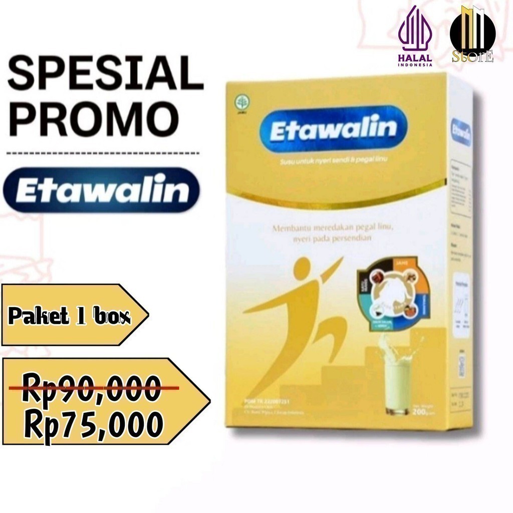 

Big Flashsale Etawalin Buruan Beli 1 BOX DISC 55% ETAWALIN – Susu Kambing Etawa Tingkatkan Kepadatan & Kesehatan Tulang Sendi Susu Anti Pengapuran Sendi Asam Urat Rematik Reumatik FREE COD