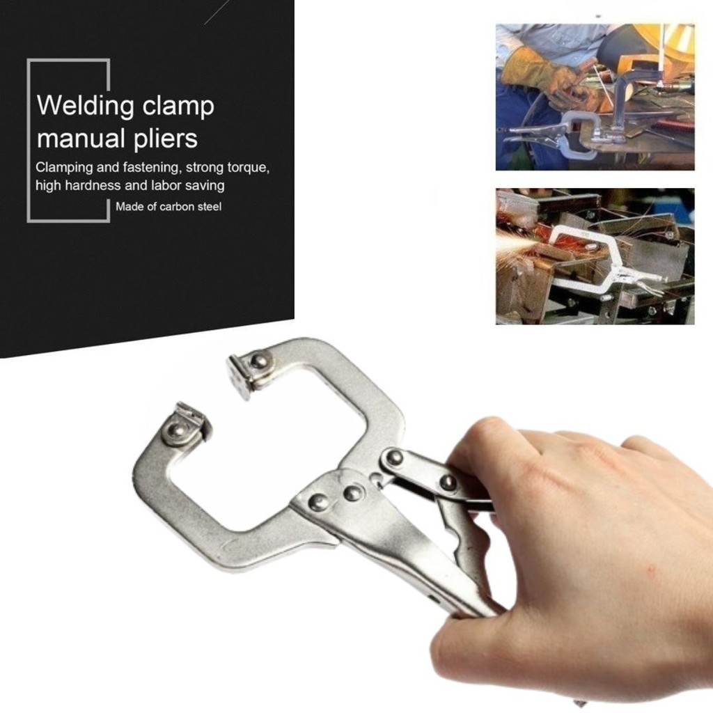 

- SPIFFLYER Tang Penjepit Vise Grip Welding Mouth C Clamp 11 Inch -