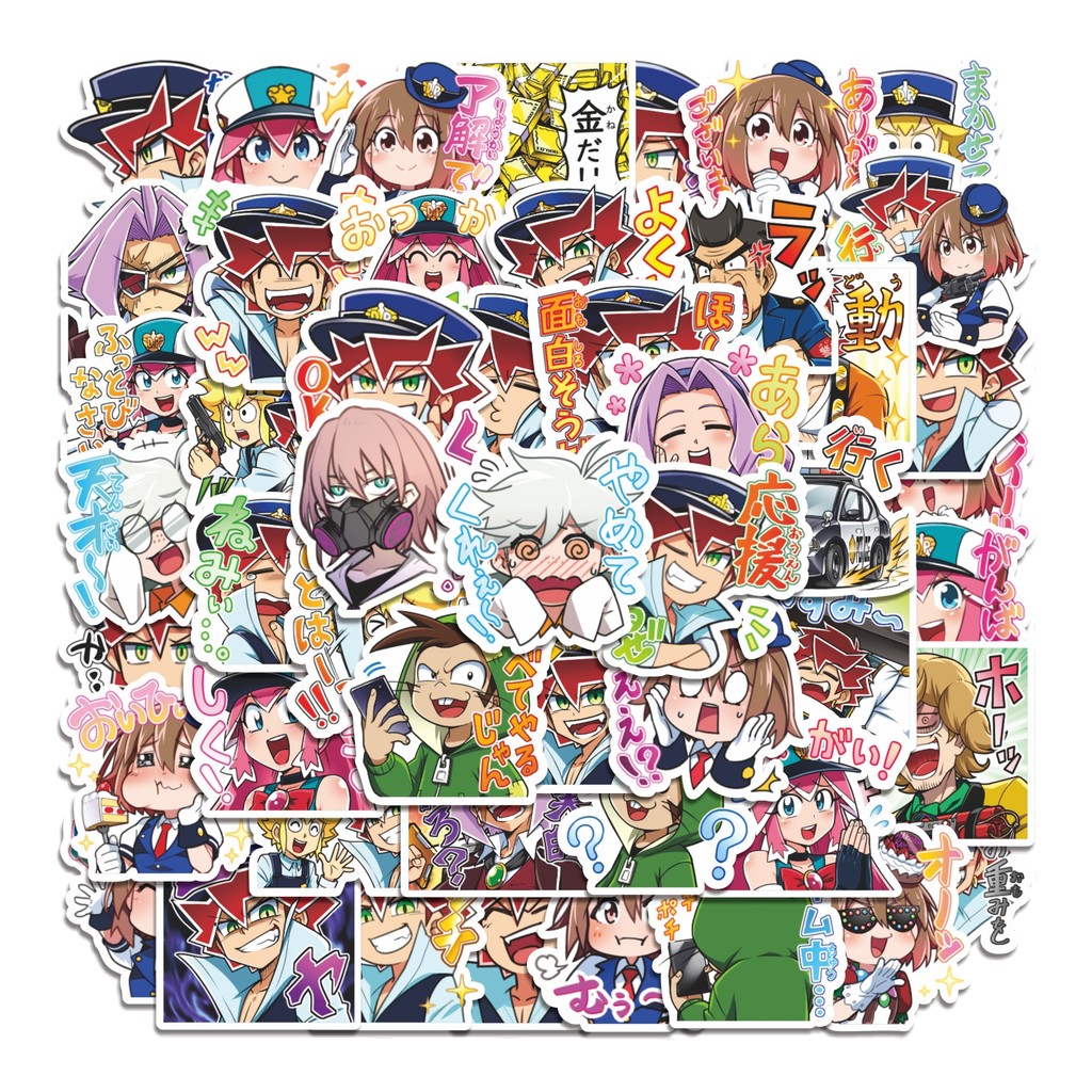 

COD 50 Pcs Stiker Rich Police Cash Lucu Anti Air Untuk Dekorasi Notebook Sepeda Skateboard Handphone