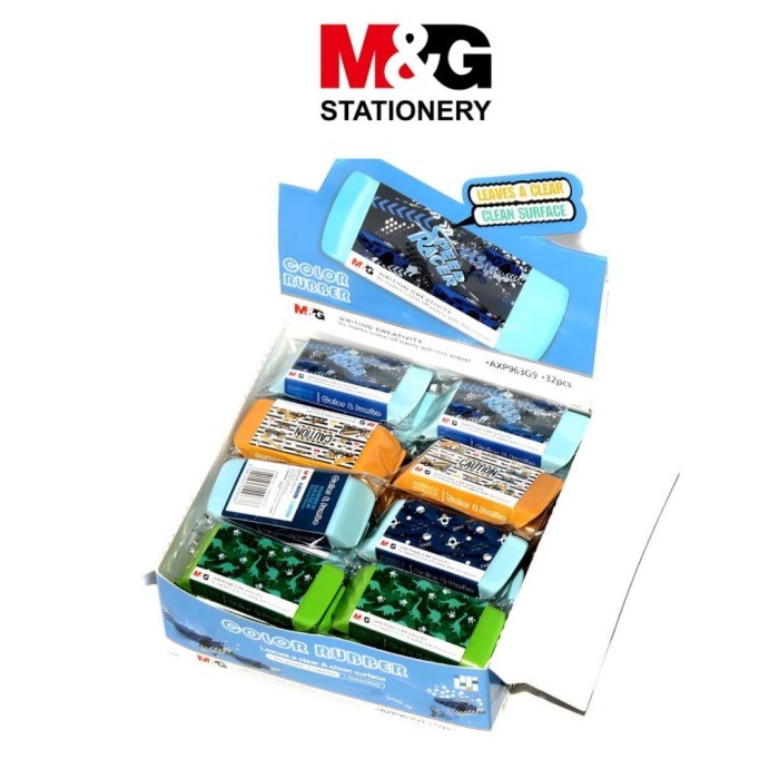 

Penghapus Colors Rubber M&G AXP963G9 Penghapus Warna Color & Jumbo - SATUAN - M&G ERASER, RUBBER AXP963G9