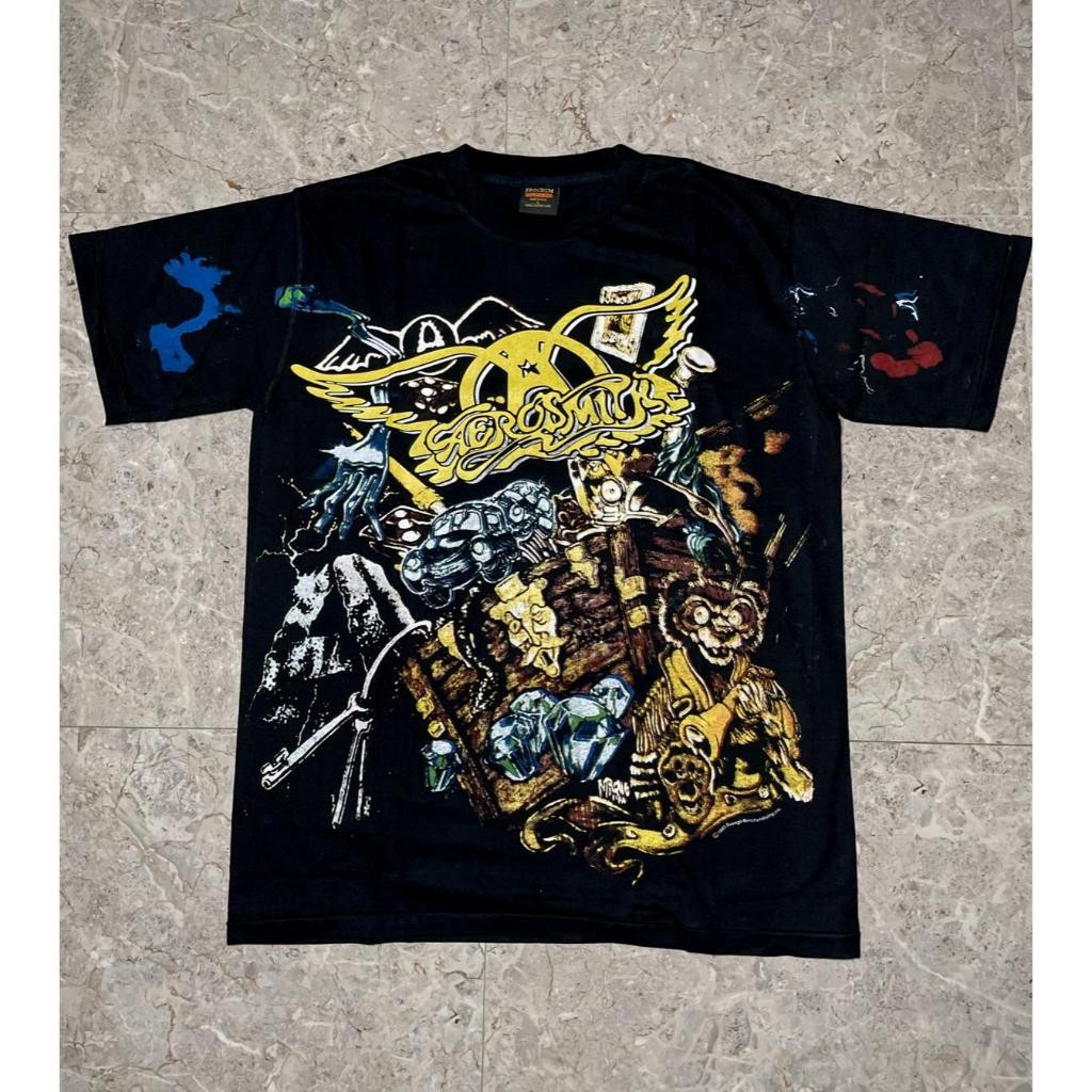 Aerosmith T-shirt band AOP