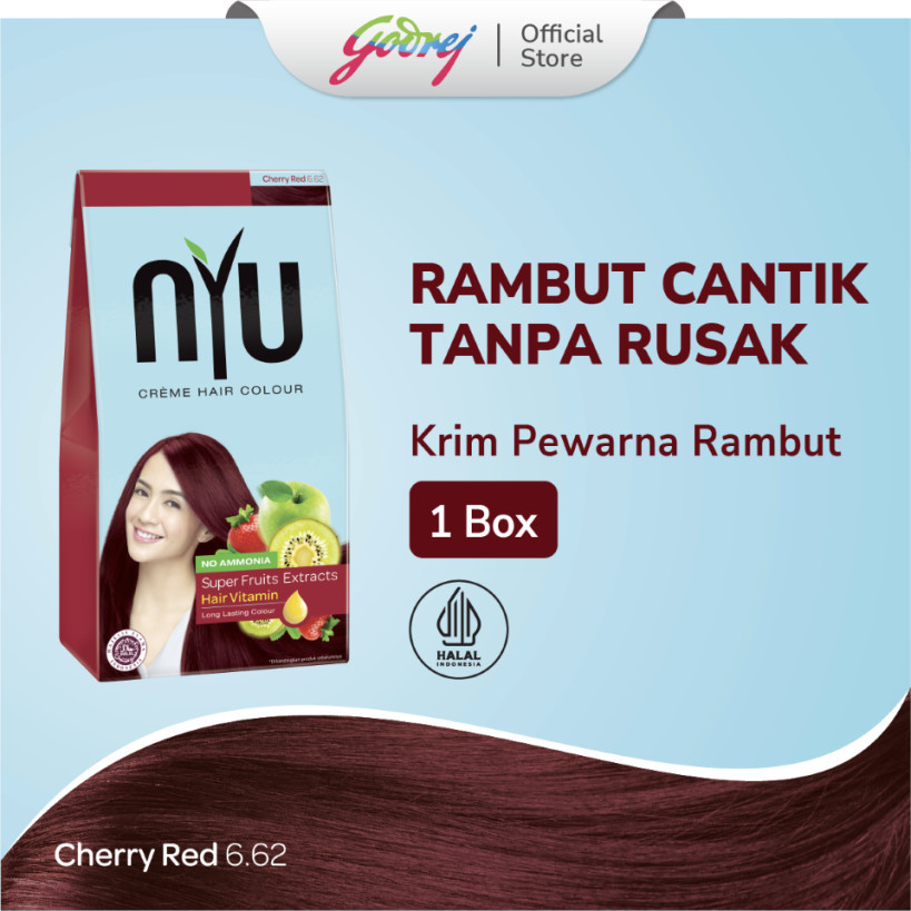 NYU Creme Hair Colour Cherry Red - Pewarna Rambut