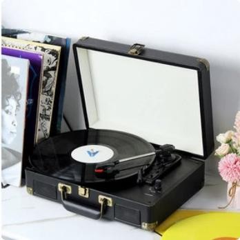 Pemutar Musik / Piringan Gramophone Vinyl Record Player Vintage