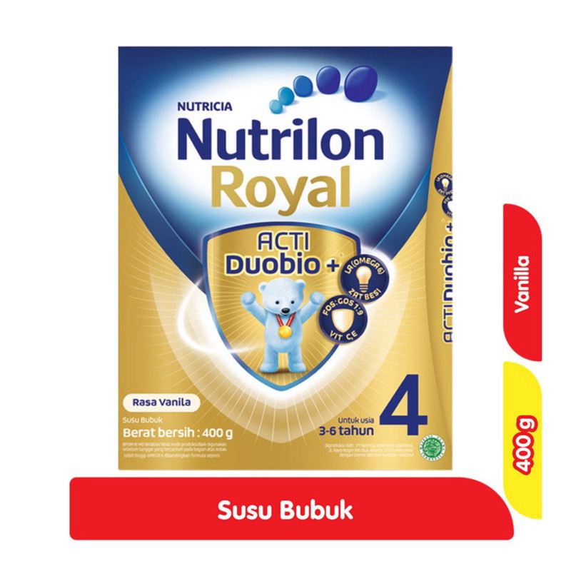 

Nutrilon Royal 4 Susu bubuk pertumbuhan anak vanilla 400g