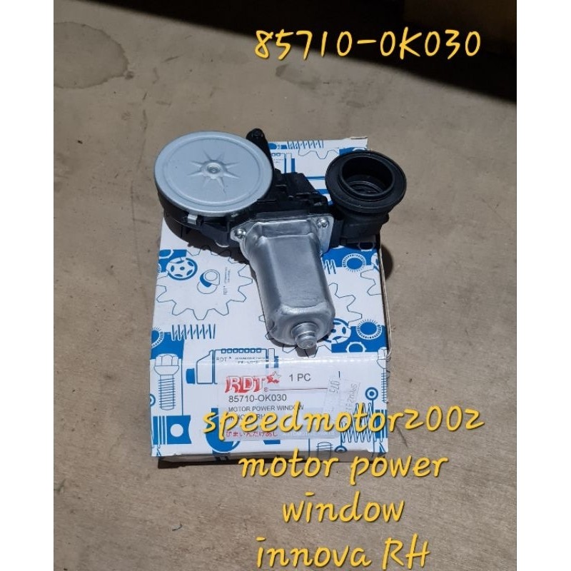 Motor power window depan kiri Innova 85720-0K010. kanan 85710-0K030
