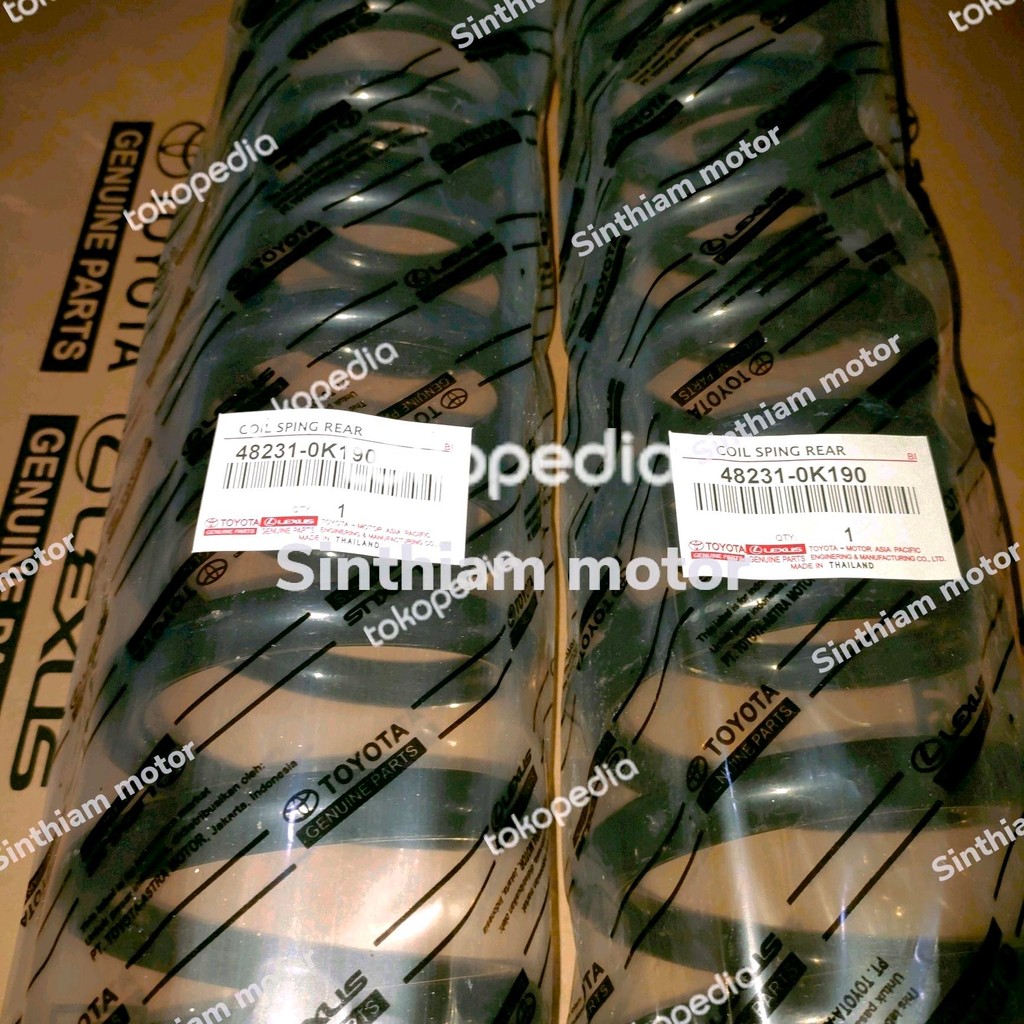 per keong fortuner belakang/coil spring Fortuner belakang original