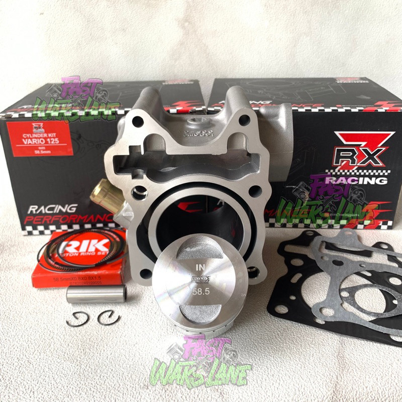 blok vario 125 rx7 racing 58.5 blok rx7 racing vario 125 blok bore up vario 58.5