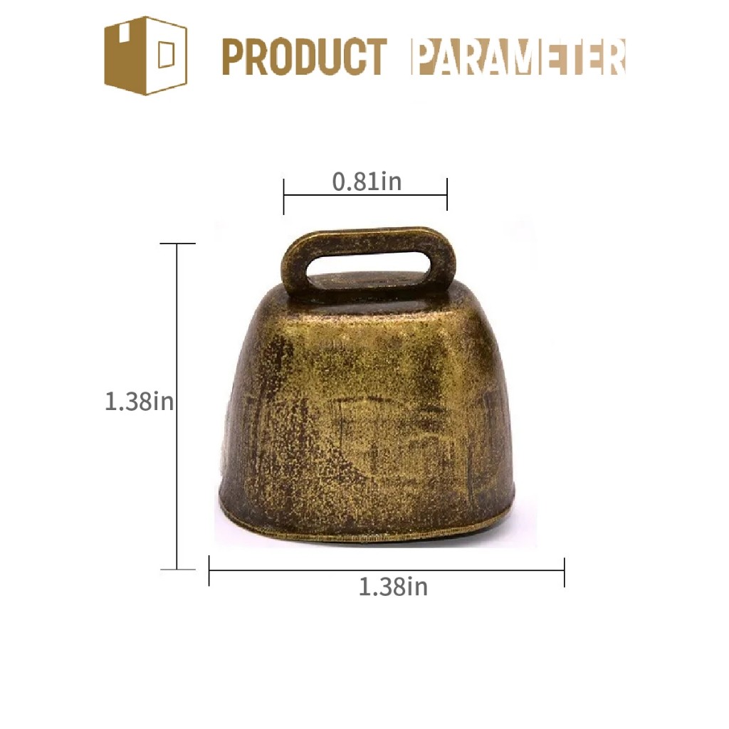 Marwa Mampir Lonceng Sapi Kuno Bunyi Keras Kalung Sapi Bunyi Kambing Klontongan Lonceng Keras