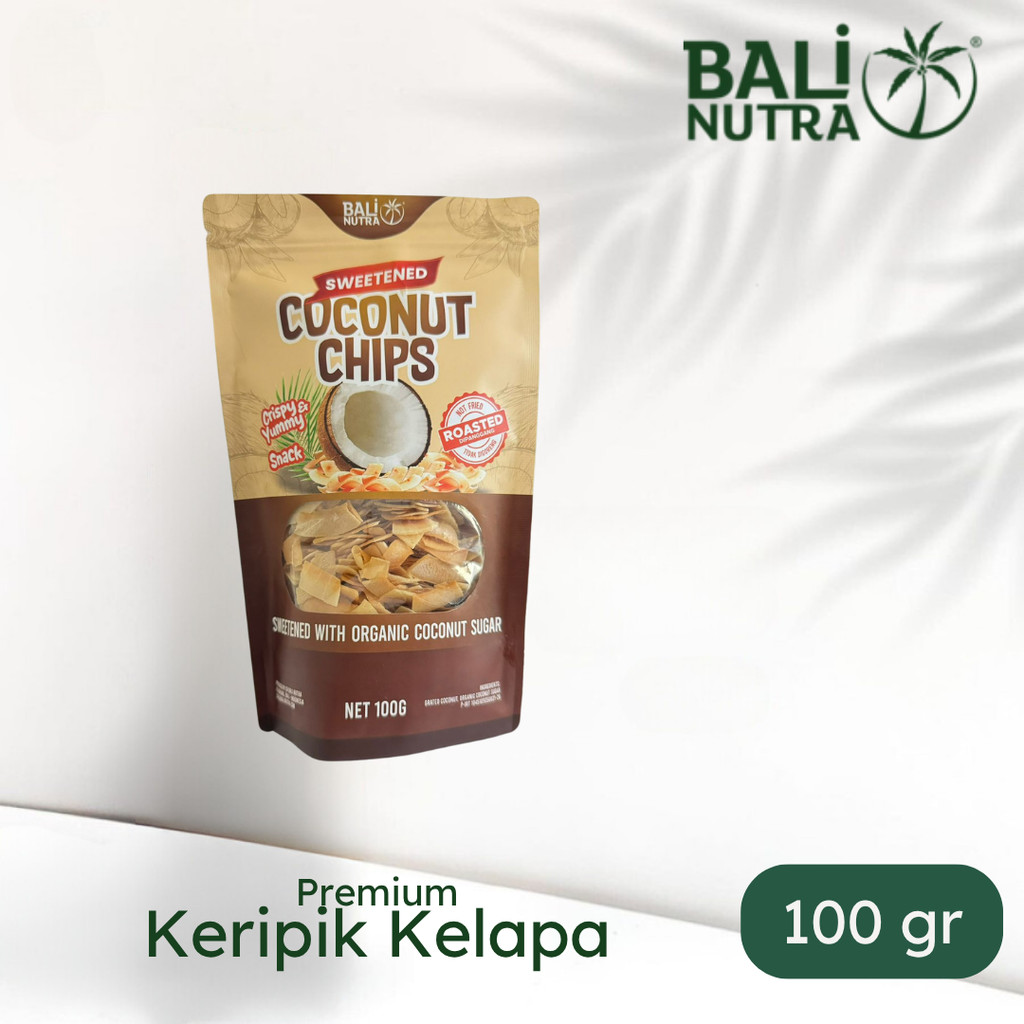 

Bali Nutra Premium Coconut Chips Sweet 100gr