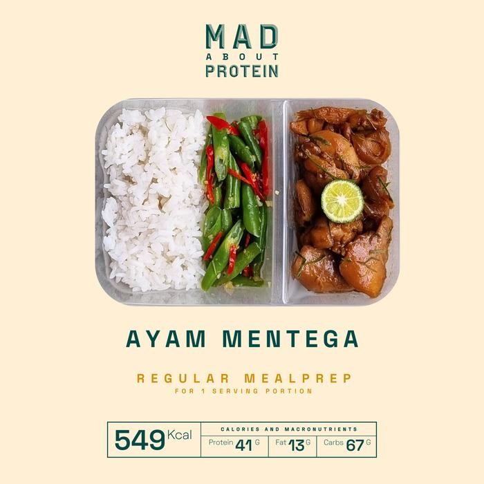 

[REG] Ayam Mentega - MAD ABOUT PROTEIN Frozen Mealprep