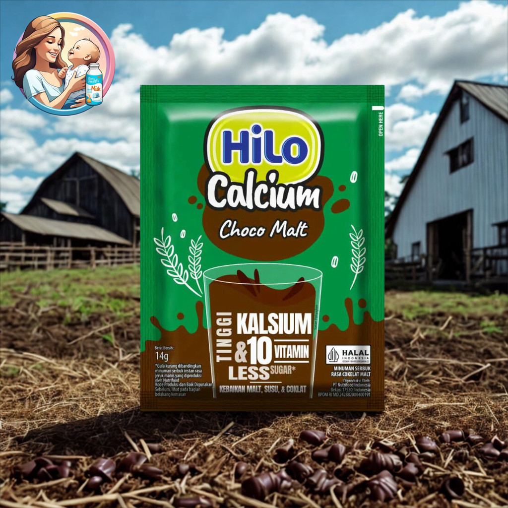 

HiLo Renceng Choco Malt Hi Calcium 10 Sachet Coklat Susu Berenergi Tinggi Kalsium Peninggi Badan