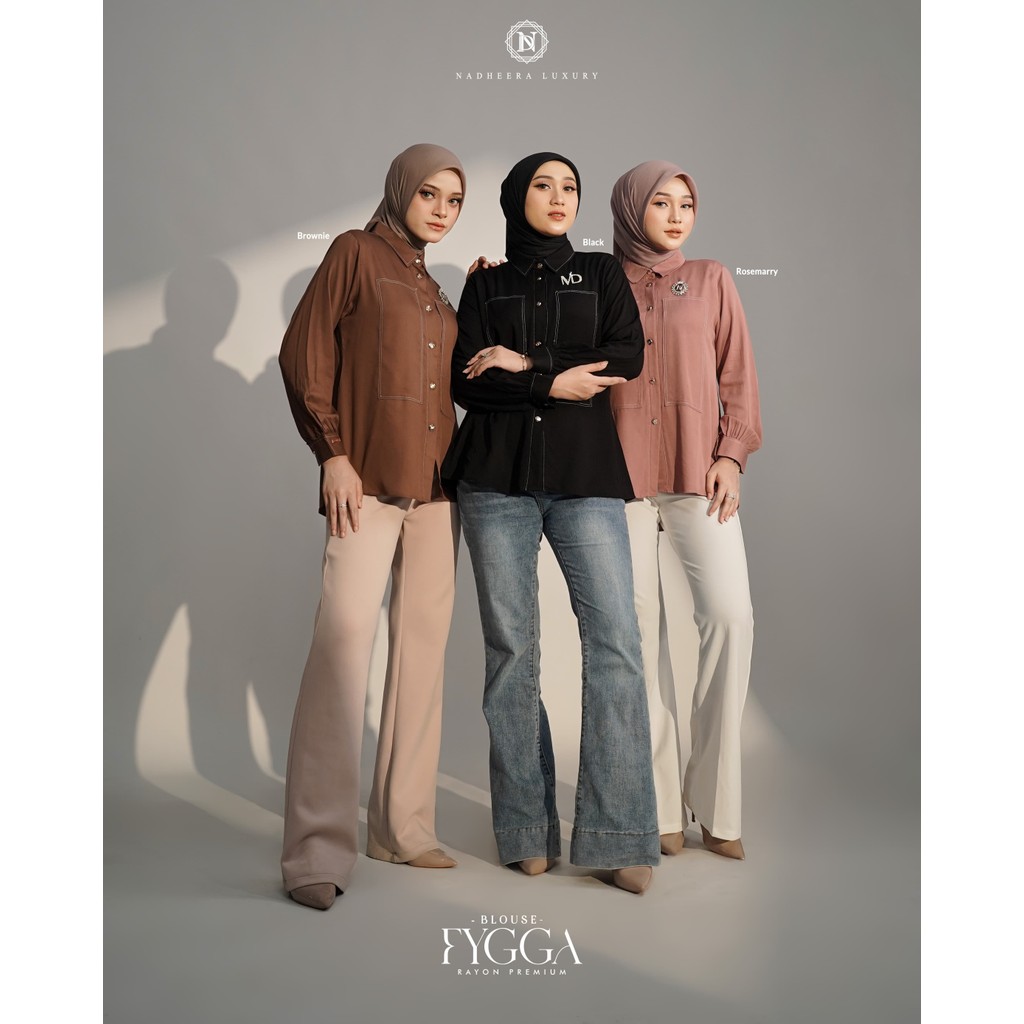 Fygga blouse by nadheera luxury (blouse rayon premium)
