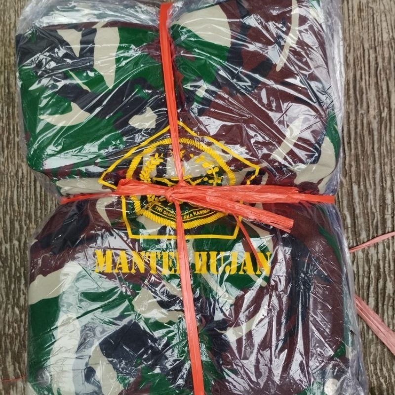 PONCO LORENG MALFINAS Ponco Loreng Jas Hujan TNI