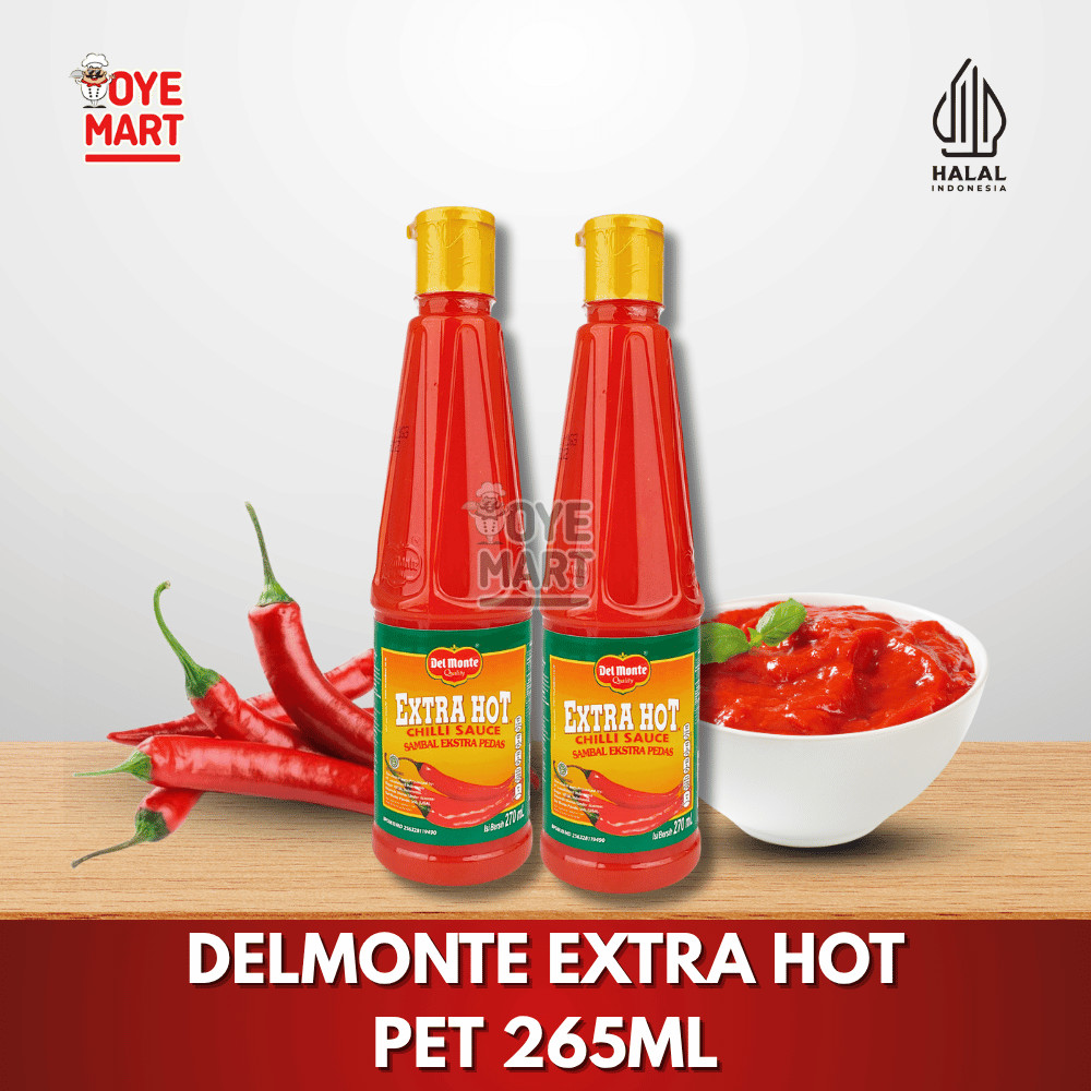 

DELMONTE EXTRA HOT PET 270ML / SAUS SAMBAL PEDAS