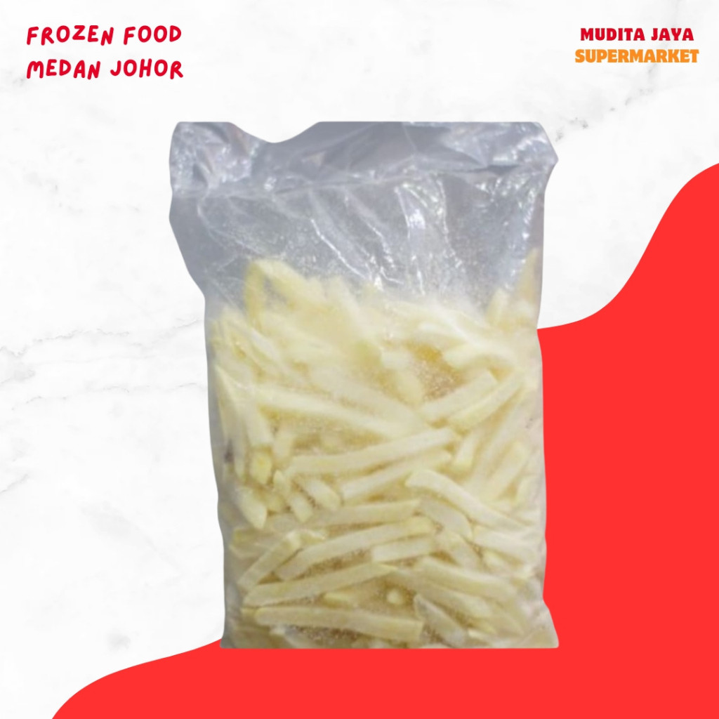 

Kentang goreng Frozen curah Medan 500gr